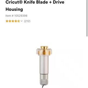 Cricut Knife Blade + Housing